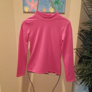 ❤️5for$12 Champion pink mock turtleneck girl size L